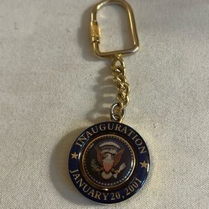 Key Chain George Bush Inaugurationn unisex